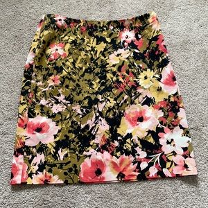 J.Jill floral skirt
